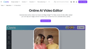 Canva AI Video Editor